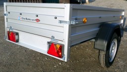 TPV EU2 AL - Aluminium-Anhänger 2,03 x 1,08 x 0,35 m / 750 kg